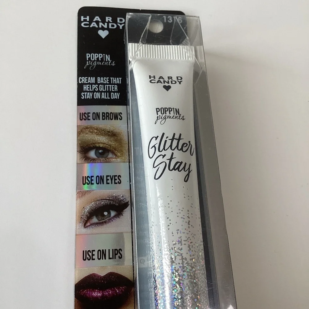 Hard Candy Glitter Stay Primer  Hard Candy Poppin Pigments Glitter Stay Primer